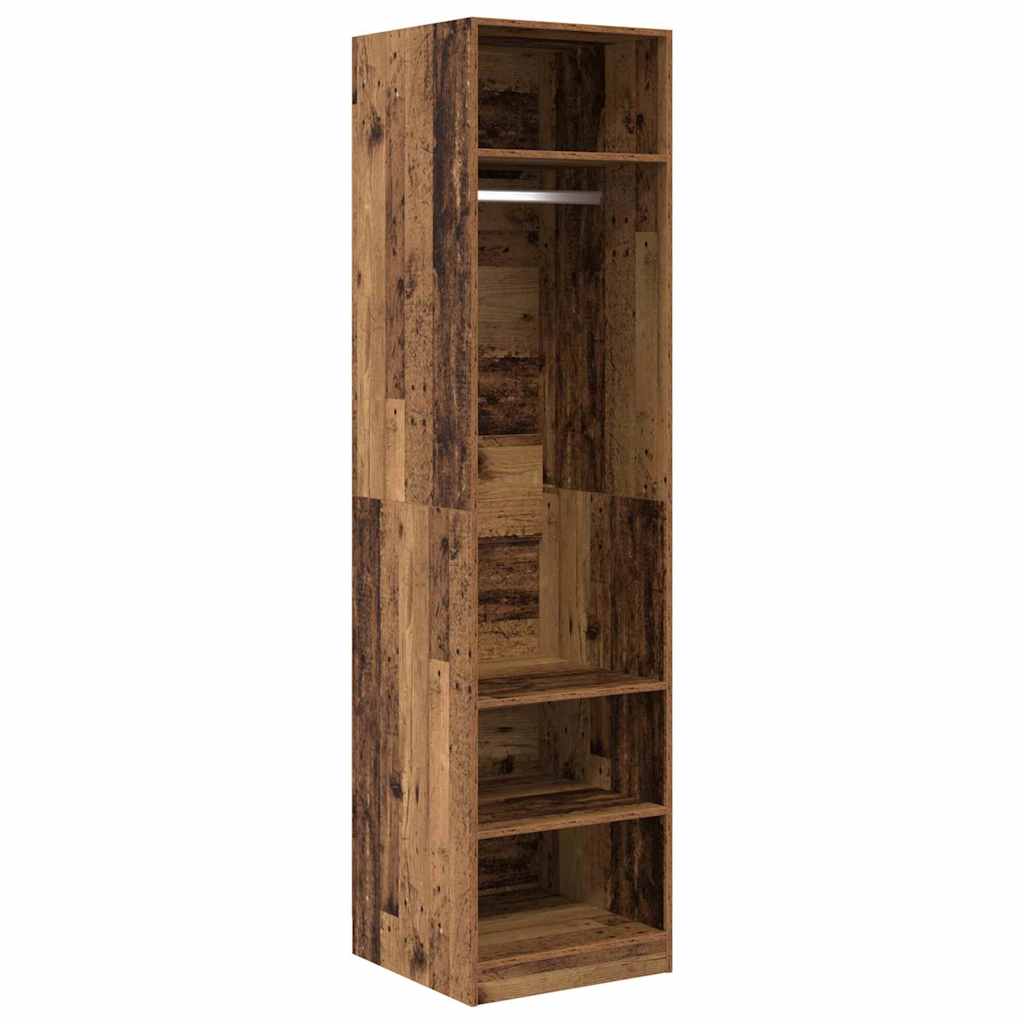Armoire avec étagère Bois ancien Bois d'ingénierie