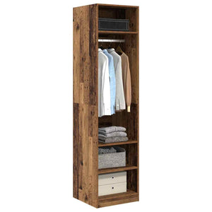 Armoire avec étagère Bois ancien Bois d'ingénierie