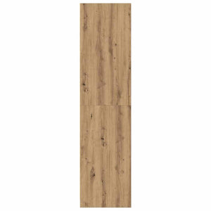 Armoire avec étagère chêne artisanal Bois d'ingénierie