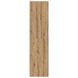 Armoire avec étagère chêne artisanal Bois d'ingénierie