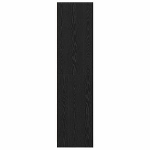 Armoire avec étagère avec stockage Chêne noir Bois d'ingénierie