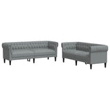 Ensemble de Canapés Gris clair tissu