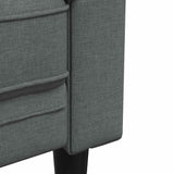 Ensemble de Canapés Gris foncé tissu