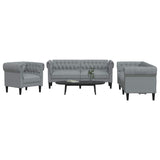 Ensemble de Canapés Gris clair tissu