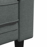 Ensemble de Canapés Gris foncé tissu