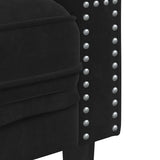 Ensemble de Canapés Noir Velours
