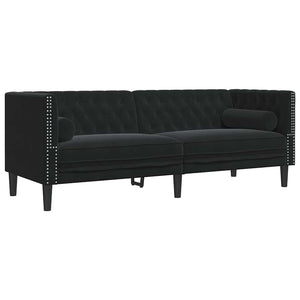 Ensemble de Canapés Noir Velours