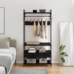 Armoire Chêne noir 89 x 39 x 184.5 cm Bois d'ingénierie