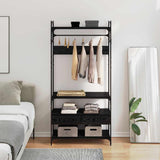 Armoire Chêne noir 89 x 39 x 184.5 cm Bois d'ingénierie