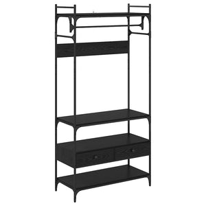 Armoire Chêne noir 89 x 39 x 184.5 cm Bois d'ingénierie
