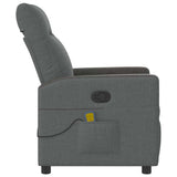Fauteuil de massage inclinable Gris foncé 69 x 86 x 100 cm