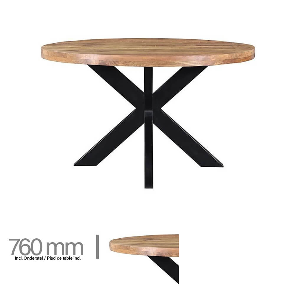 Ziggy Tabella 140x140 cm
