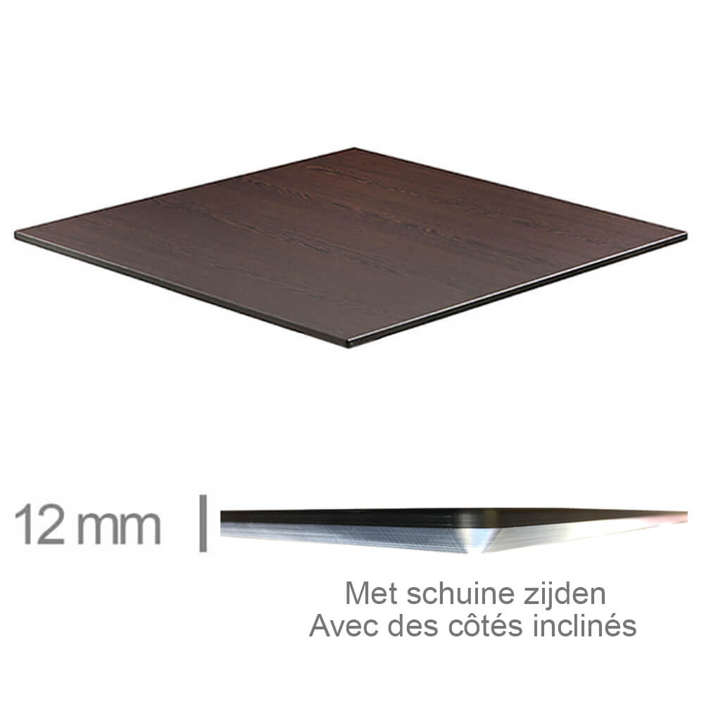 Plateau De Table COMPACT Wenge 69x69cm