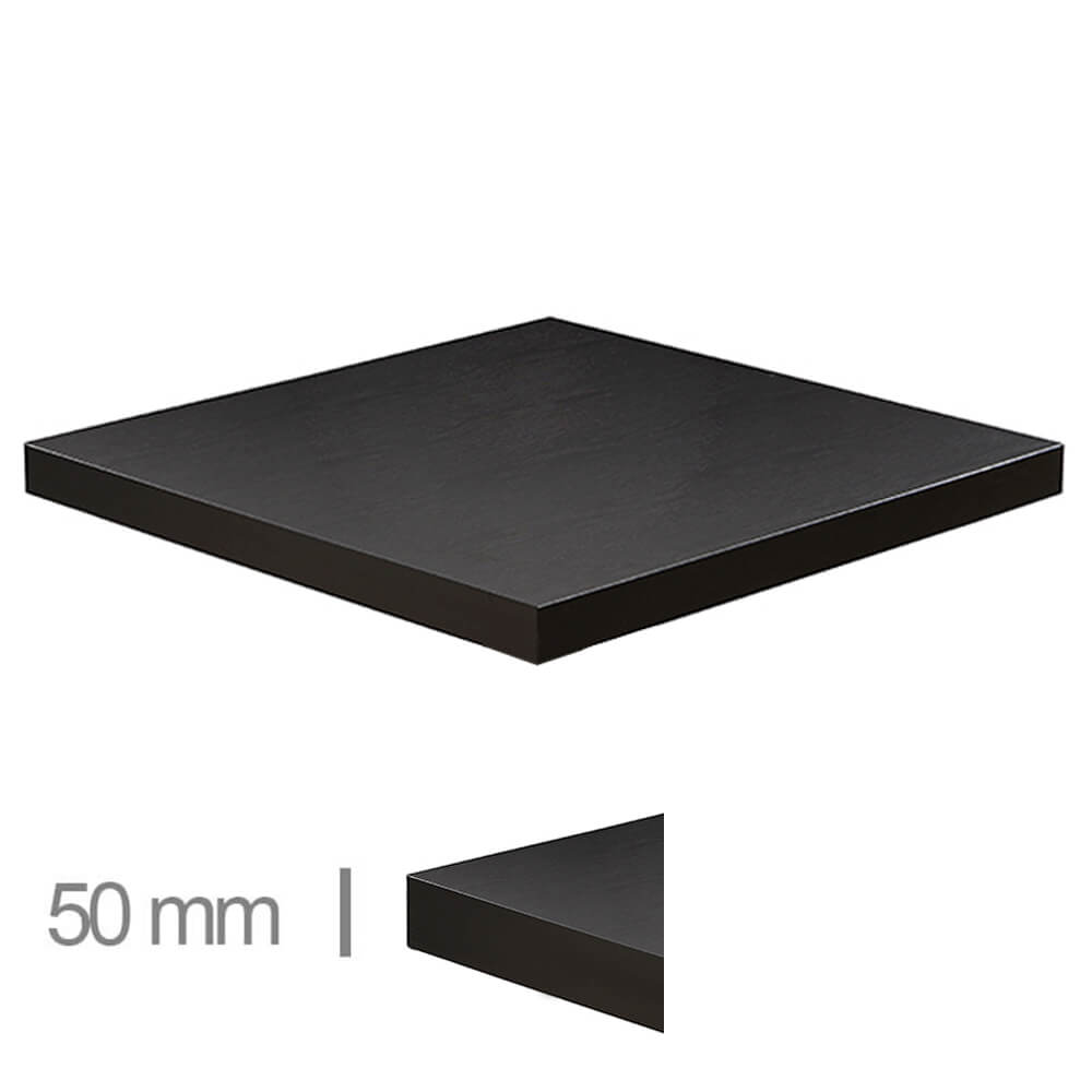 Bandeja de mesa negra de Dublín 70x70cm