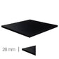 Plateau De Table MADRID Zwart 60x60cm