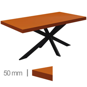 Table Dublin Orange 120x70cm