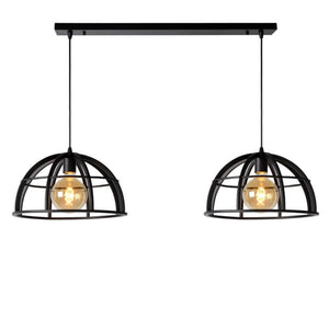 Dikra Lampe Pendentif Noir Duo