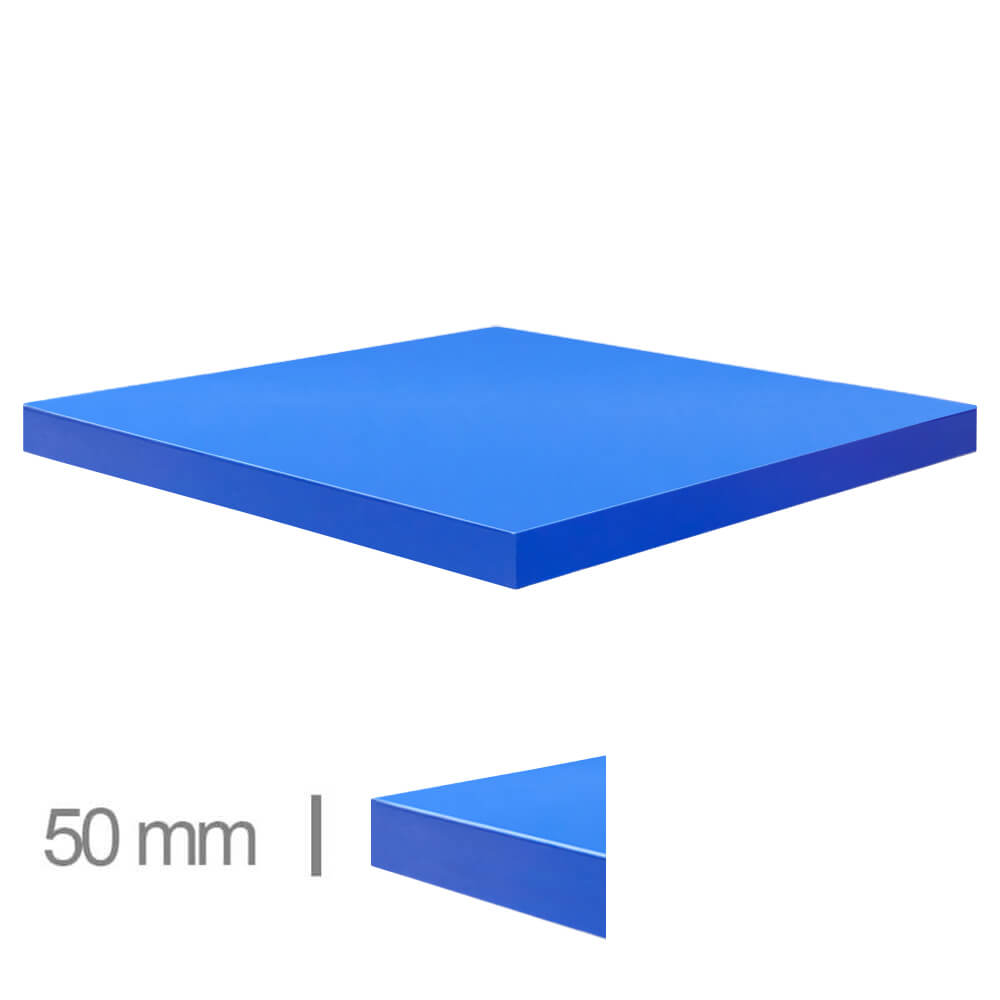 Plateau De Table DUBLIN Bleu 70x70cm