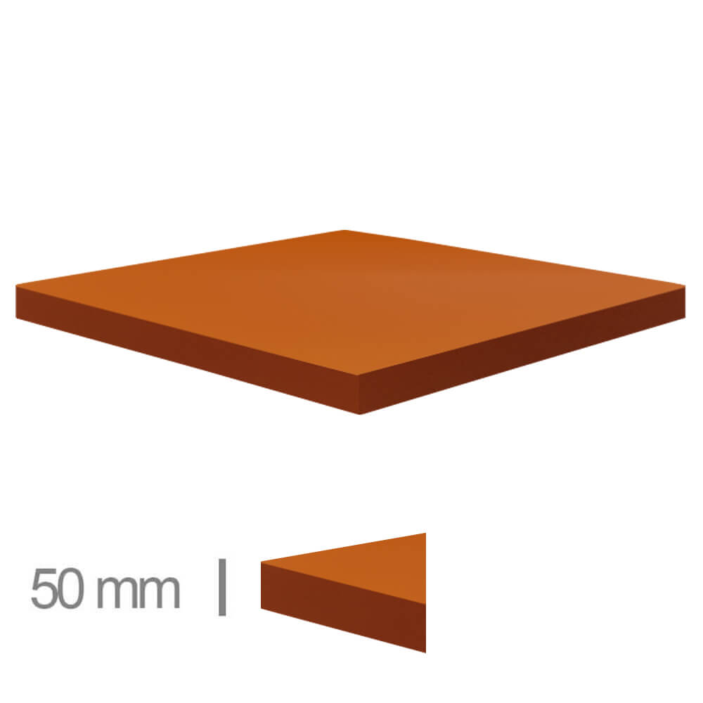 Tableta naranja de dublín 70x70cm
