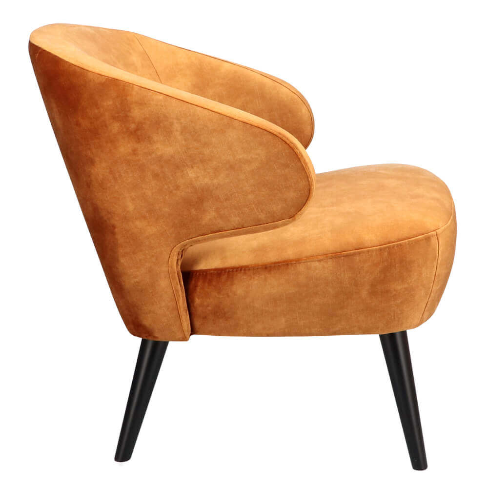 Fauteuil Beta Cognac