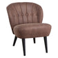 Fauteuil Leto Brun