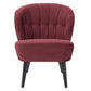 Fauteuil Leto Rouge