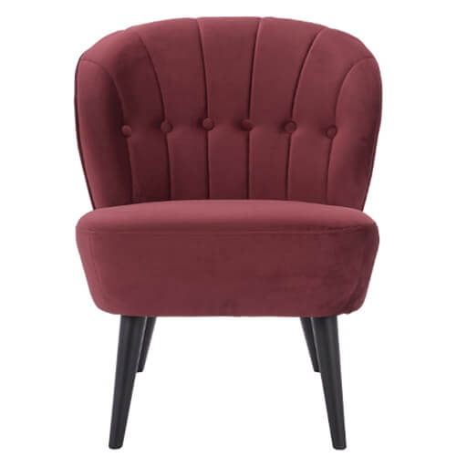 Fauteuil Leto Rouge