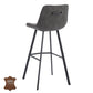 Chaise De Bar Joris Graphite