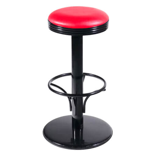 Tabouret De Bar T227 Métal Rouge