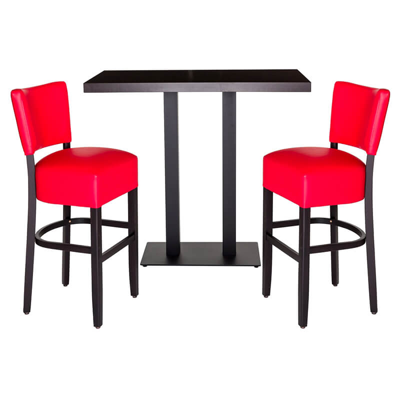 Silla de tara roja