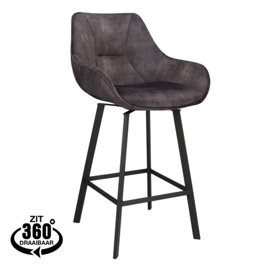 Chaise De Bar Bias Anthracite