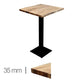 Table Haute HORECA Acacia 75×75Cm