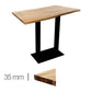 Table Haute Acacia 75×120Cm