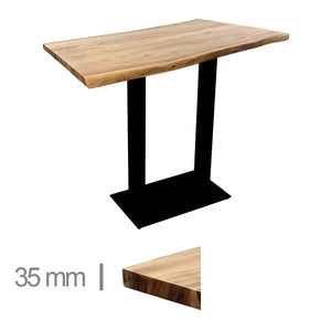 Table Haute Acacia 75×120Cm