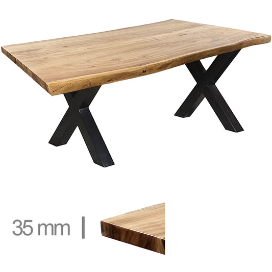 Table Acacia 75×120Cm