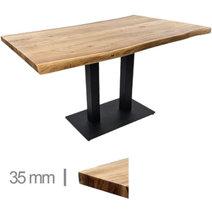 Table Acacia 75×120Cm