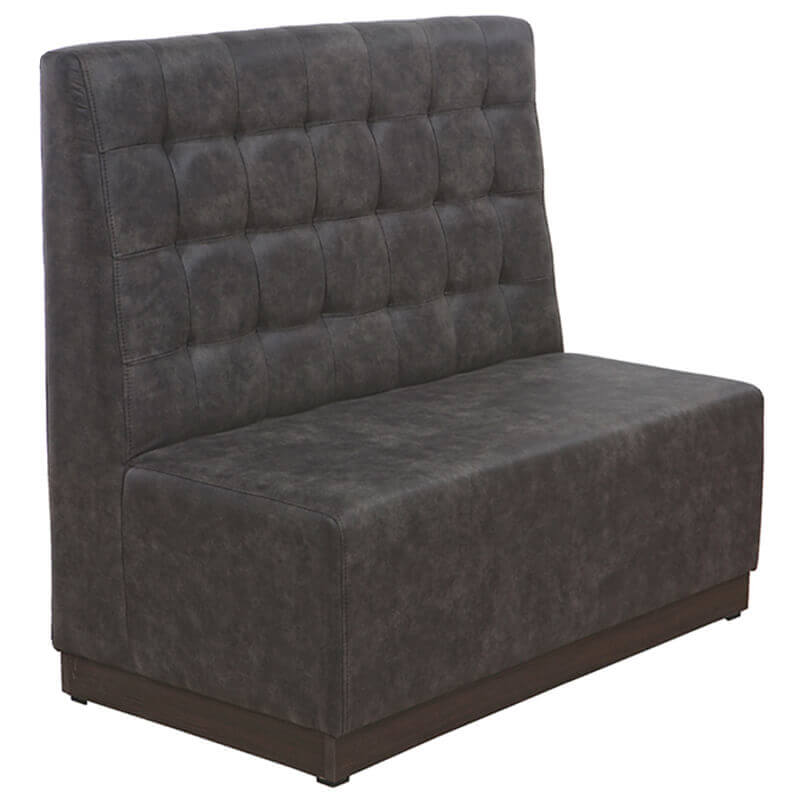 Banquette De Café Napoli Vintage Anthracite