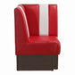 Banquette De Café Safran American D’Angle Rouge Blanc