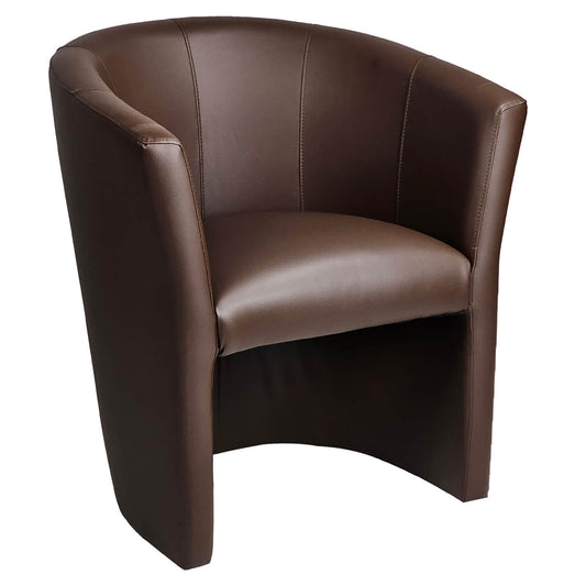 Fauteuil Prag Brun