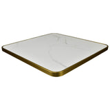Table Haute ORECA Blanc 60×60Cm
