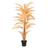 Palma artificiale areca di caffè dorato 160 cm