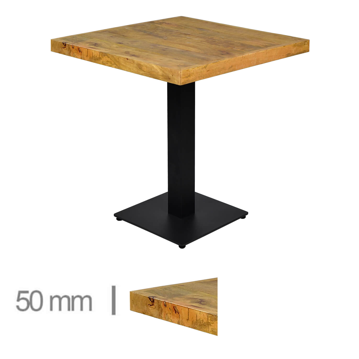 Tabella Horeca Mango 70 × 70 cm