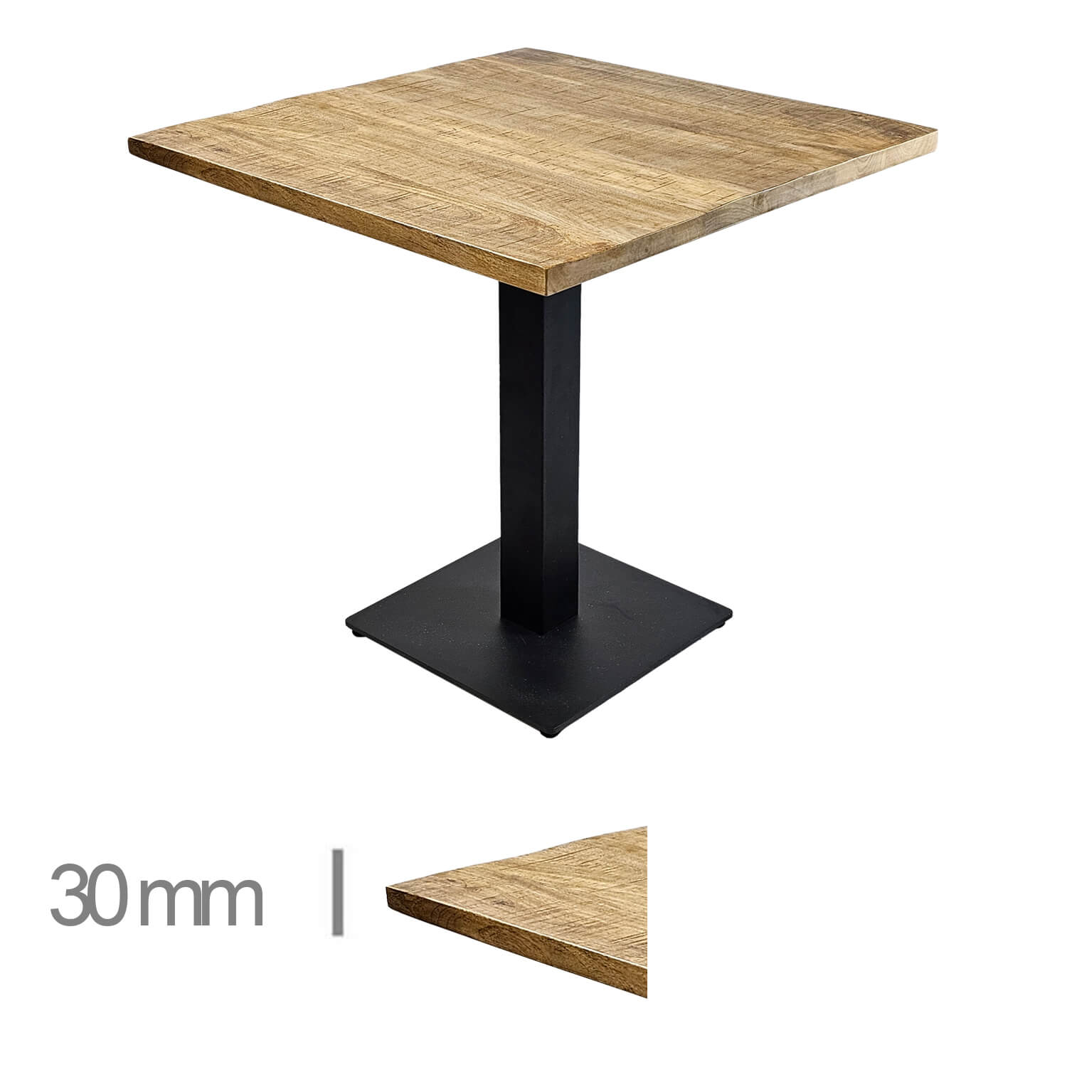 Tabella Horeca Mango 70 × 70 cm