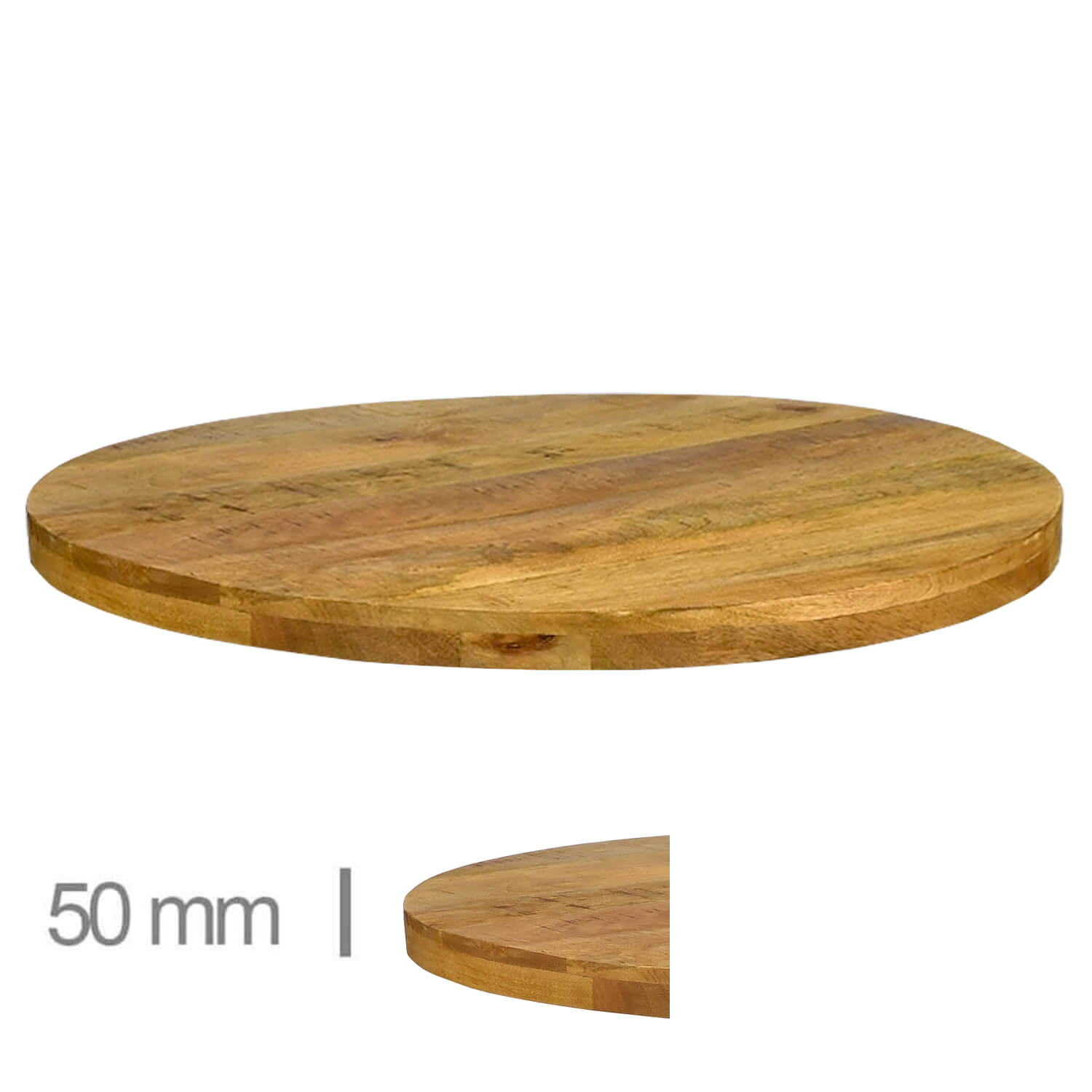 Mango 70 cm rundes Tischtischfach