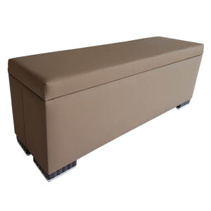 Pouf Rectangulaire Taupe