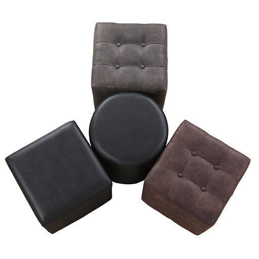 Pouf Carré Noir