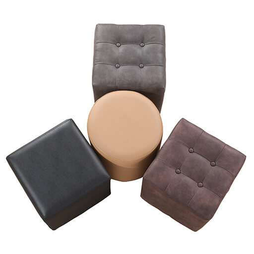 Pouf Vintage Brun