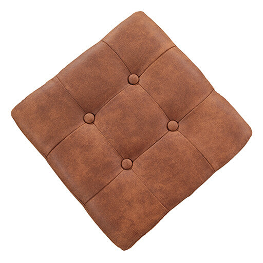 Pouf Vintage Cognac