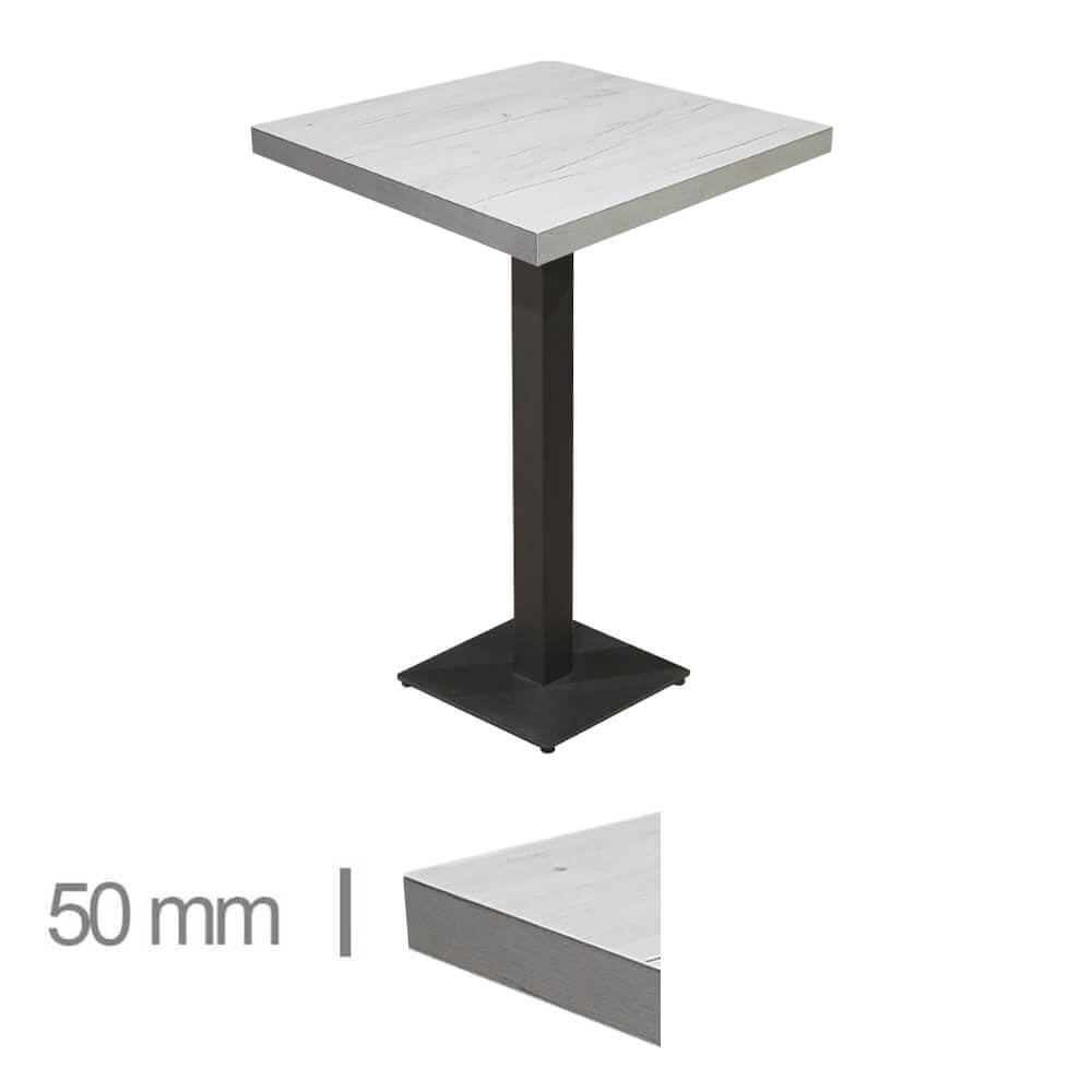 Table Haute De Café Dublin K1 70×70 Hauteur 113