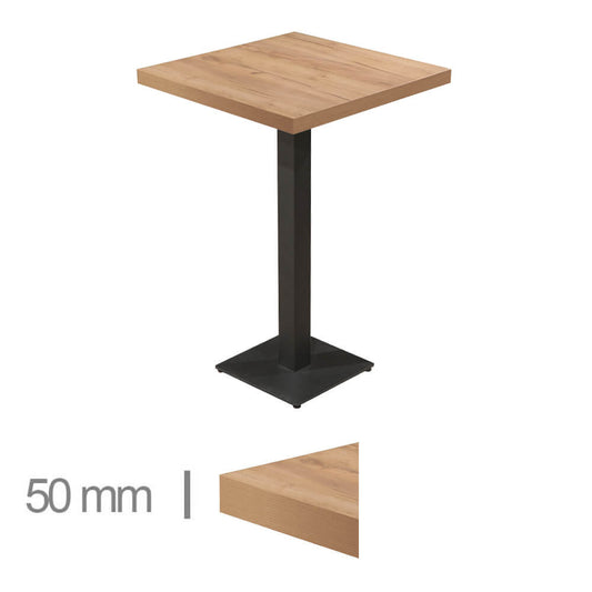 Table Haute De Café Dublin K3 60×60 Hauteur 113